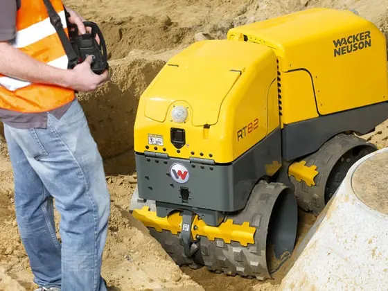 Виброкаток траншейный Wacker Neuson RT 56-SC 2 с дистанционной системой управления