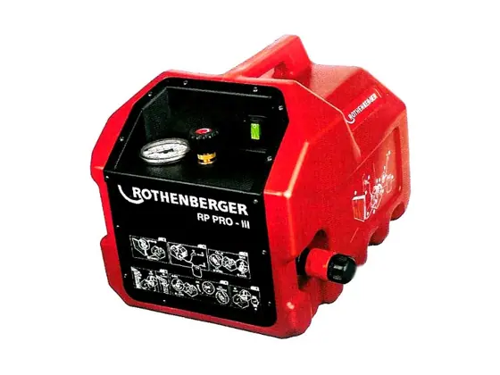 Электрический насос для опрессовки трубопроводных систем Rothenberger RP PRO-3