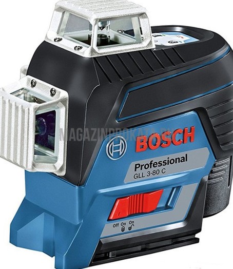 Фото 1. Лазерный уровень самовыравнивающийся BOSCH GLL 3-80 C Professional + BM 1 + L-BOXX 136 (нивелир)